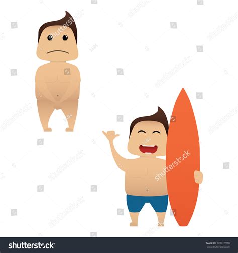 63 Embarrassed naked man Stock Illustrations, Images & Vectors