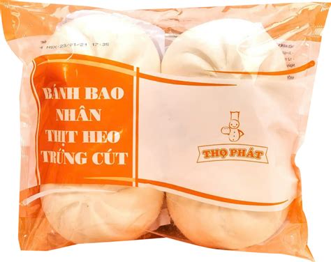 Bánh bao thịt heo hai trứng cút Thọ Phát 600g - FujiMart