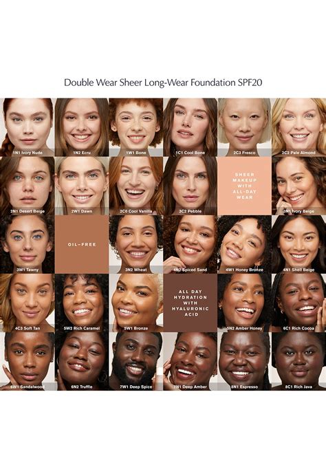 ESTÉE LAUDER Double Wear Sheer Long-Wear Foundation SPF20 30ml | Harvey ...
