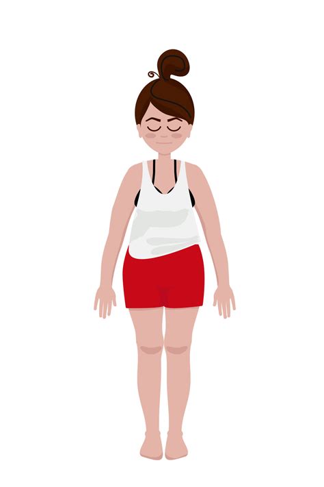 mujer parada derecha o acostada en una pose de cadáver. ilustración de