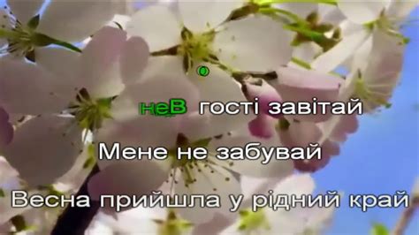Весна прийшла караоке - YouTube