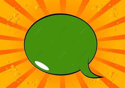 Vector Illustrated Retro Comic Book Background With Big Colored Speech Bubble, Shape, Explosion ...