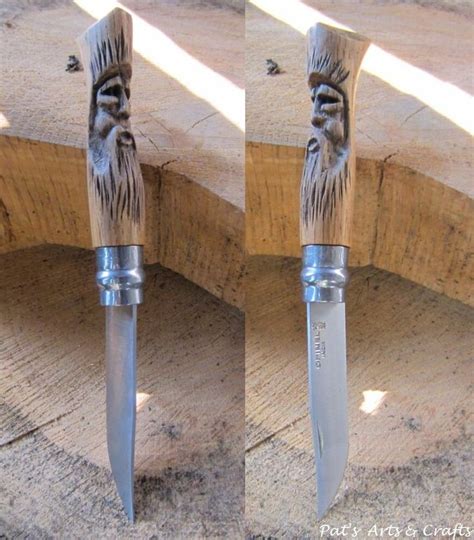 Примеры кастомизации ножей Opinel: 60 фото | Hout kunst, Houtsnijden, Hout