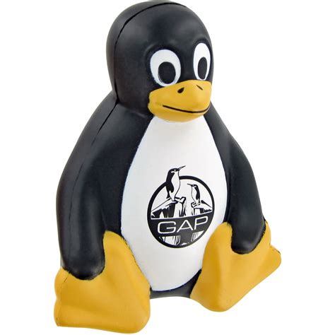 Marketing Sitting Penguin Stress Toys