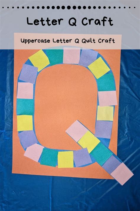 Uppercase Letter Q Craft For Preschool And Kindergarten! | Letter q ...