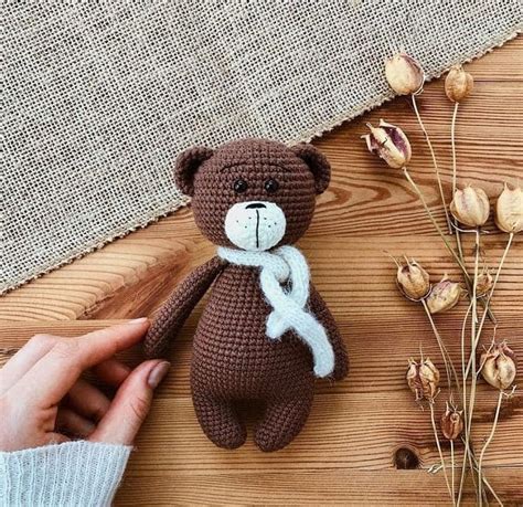 1000 схем амигуруми на русском: Медведь Бруно амигуруми