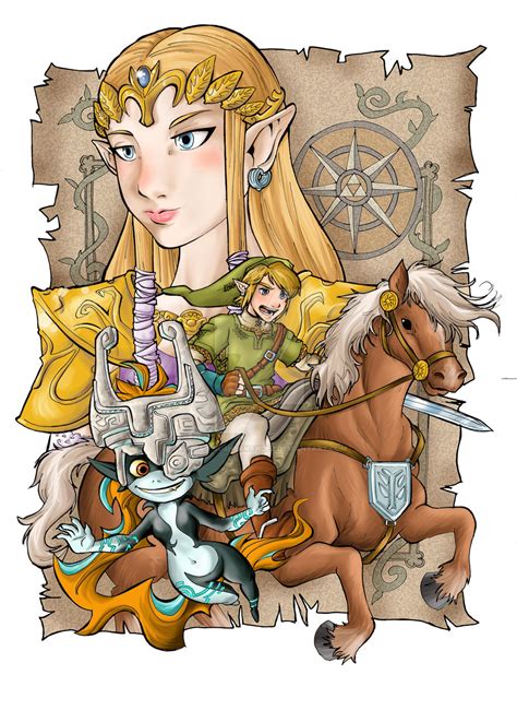Zelda Twilight princess fan art by MariaJesusHernandez on DeviantArt