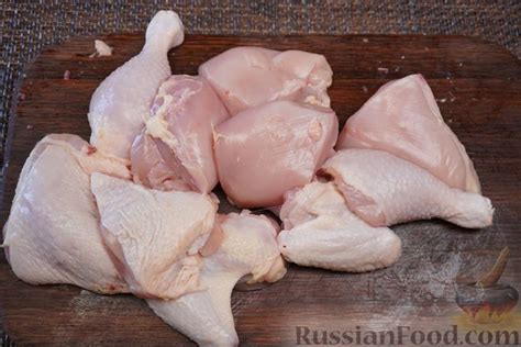 Рецепт: Курица в пивном маринаде, запечённая в духовке на RussianFood.com
