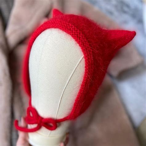 Шапка котик