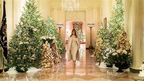Christmas decorations at the White House unveiled by Melania Trump | US ...