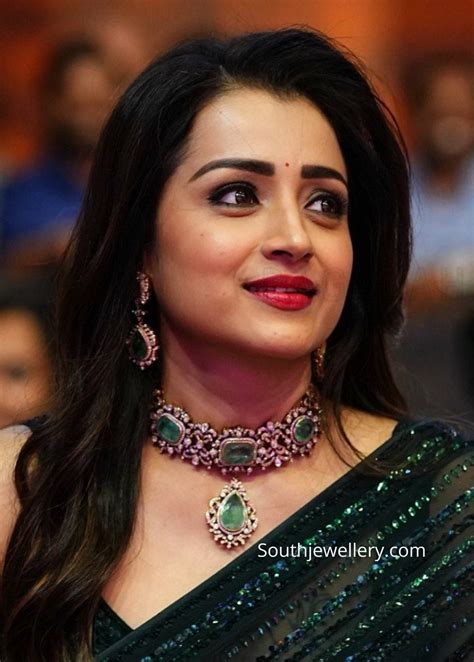 Trisha Krishnan Shines in Kishandas & Co Jewellery at PS Pre Release