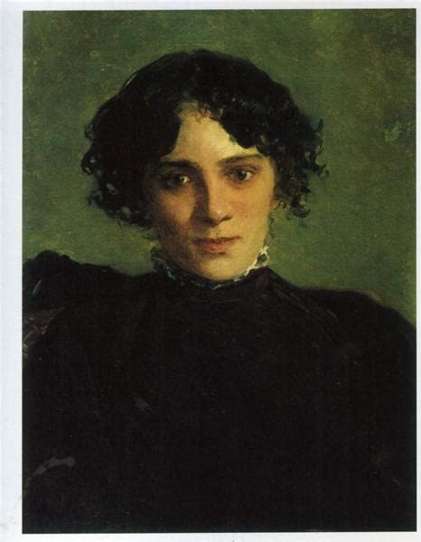 Portrait of Maria Gabayeva, 1886 - Nikolai Ge - WikiArt.org