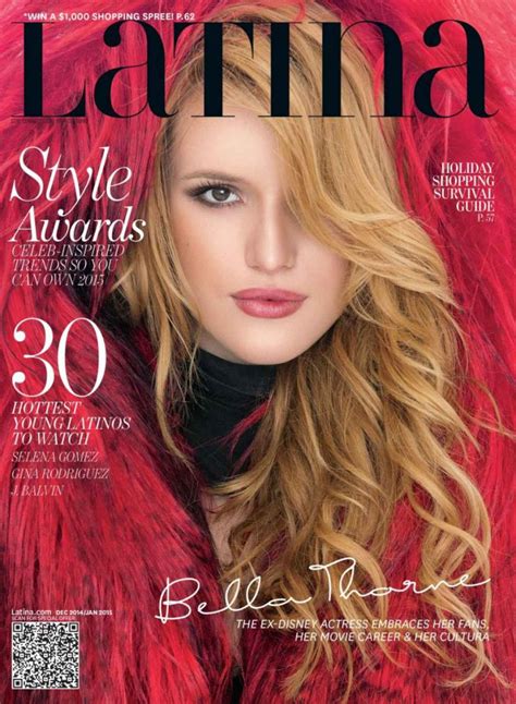 Bella Thorne – Latina Magazine December 2015 / January 2015 – celebsla.com