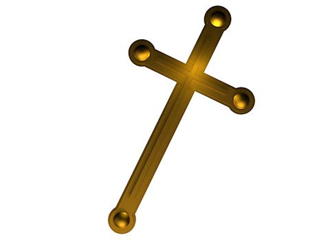 Set Of Gold Crosses Christ Illustration Gothic Vector, Christ ...