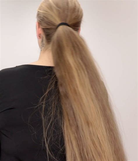VIDEO - Massive thickness | Long hair ponytail, High ponytail