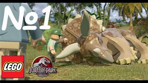 LEGO Jurassic World прохождение игры 1 - Парк Юрского Периода - YouTube