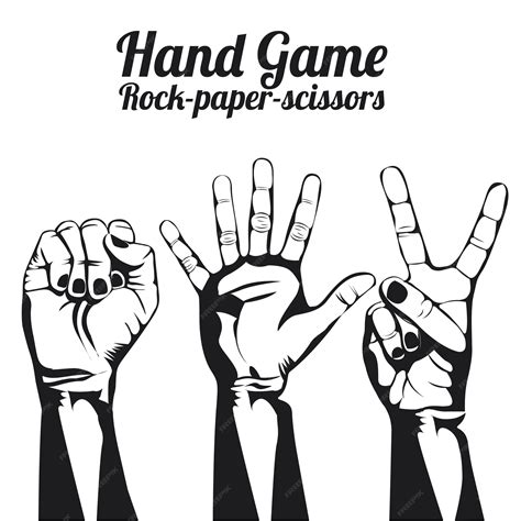 Premium Vector | Hand game