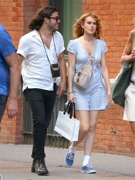 RUMER WILLIS and Derek Richard Thomas Out Shopping in New York 09/20