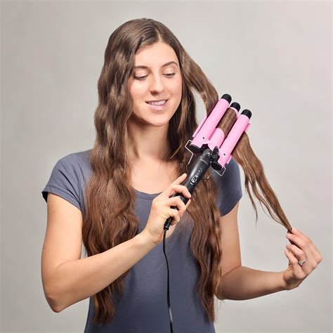 25mm Hair Waver – 3 Barrel Curling Iron – Beach Wave Curling Iron – 1