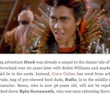 Inside Hollywood - Rufio Planning Peter Pan Prequel? This news should...