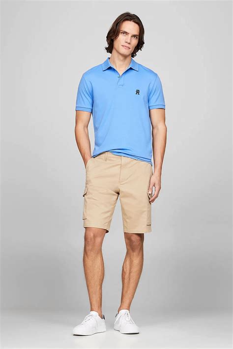 Мужское голубое поло IMD INTERLOCK REG Tommy Hilfiger MW0MW34783 — MD ...