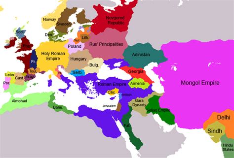 Image - Mongol Invasion Europe Map.png | Alternative History | FANDOM ...