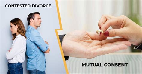 comparison  mutual consent  contested divorce advocate bindu