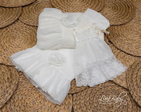 Lina Baby Σετ Βαπτιστικά Λαδόπανα Baby Doll Ιβουάρ 6τμχ 1480 | Skroutz.gr