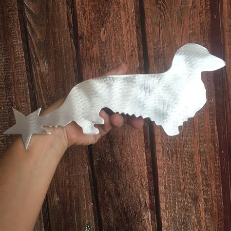 Dachshund Long Haired Weiner Dog Christmas Tree Topper - Etsy