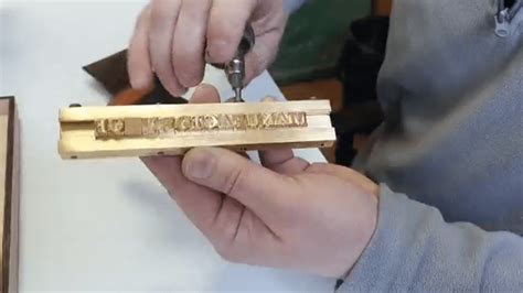 Латунный наборной алфавит для тиснения на коже. Штамп по коже.
