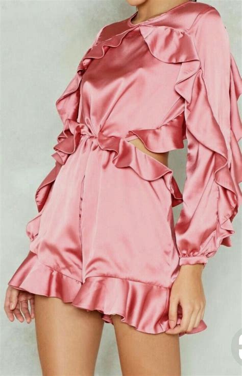 Pin by b.c. sinha on POSH OUTFITS | Satin romper, Rompers, Fashion romper