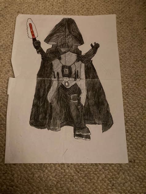 Darth Vader with lightsaber by Rockerholic12 on DeviantArt