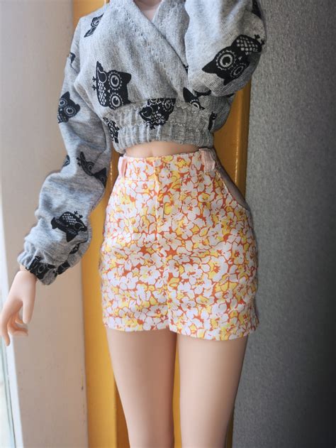 Pleated Skirt - FREE Smart Doll Sewing Pattern (CJ Hack) — Enchanterium
