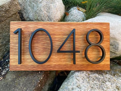 house number signs 6