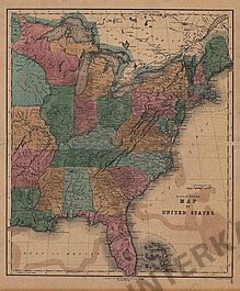 map  united states  historical map
