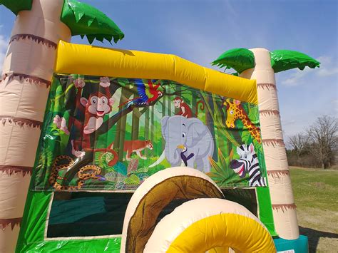 zoo animal bounce house rental 2
