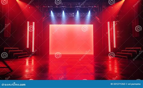 empty stage design screen blank  graphic stock image image