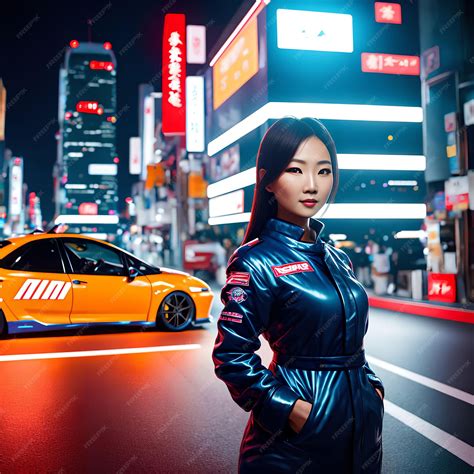 Japanese Woman And Cars