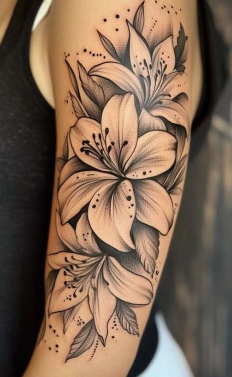 flower arm tattoos  women