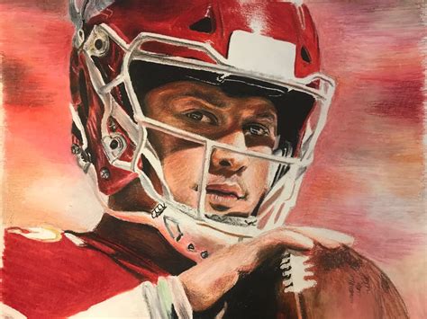 Patrick Mahomes Portrait - Etsy