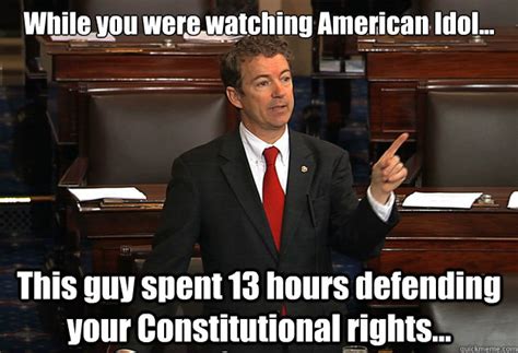 Rand Paul Filibuster memes | quickmeme