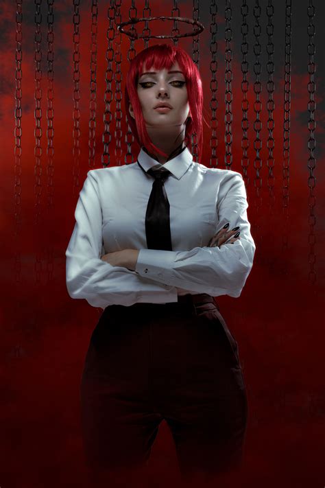 [ Modelos Internacionales ] - xenoncos cosplay makima para don narices