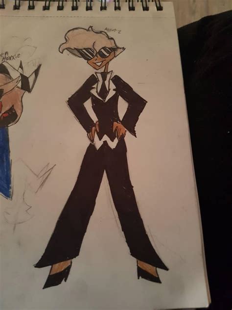 Agent 2 helluva boss by Khloeeveeart on DeviantArt
