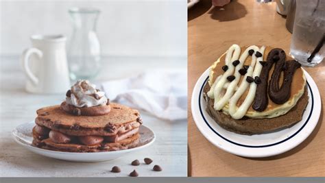 IHOP’s Belgian Dark Chocolate Pancakes : r/ExpectationVsReality