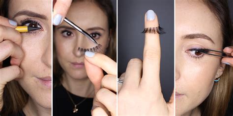 How to apply false eyelashes - expert fake eyelash application tips