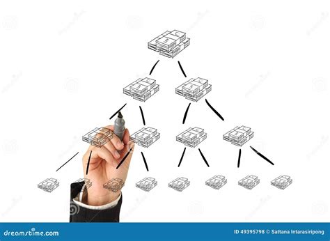structure chart stock photo image  draw information