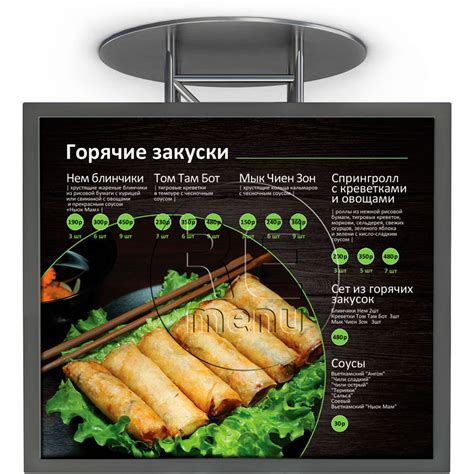 Цифровые меню борды для кафе и фаст фуда, купить меню борд ...