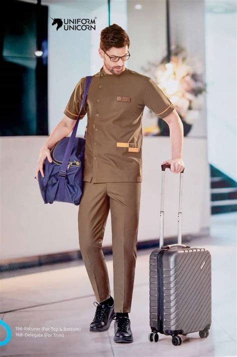 side button designer hotel bellman uniforms  surat