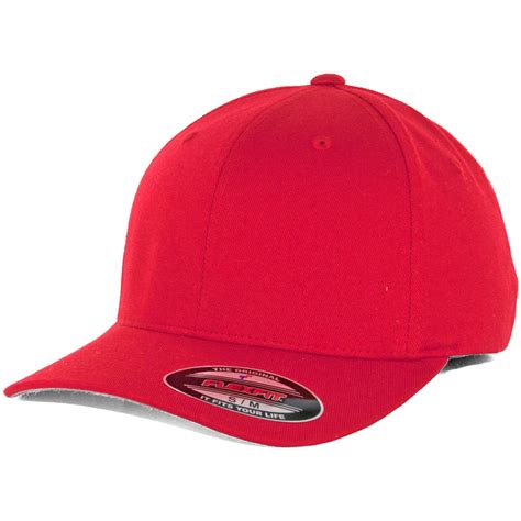 Flexfit Blanks Plain Blank Red Hat - Billion Creation