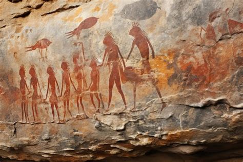 premium photo cave art illustration